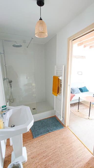 Longere Tinyhouse Avec Son Jardin-Foret Saint-Just  Exterior foto